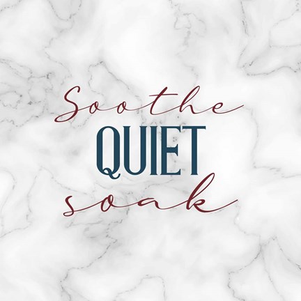 Framed Marble Bath 3 Print