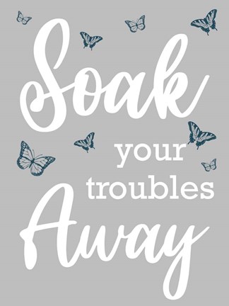 Framed Soak Away Print