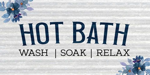 Framed Hot Bath Print