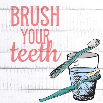 Framed Kids Bath 1 Print