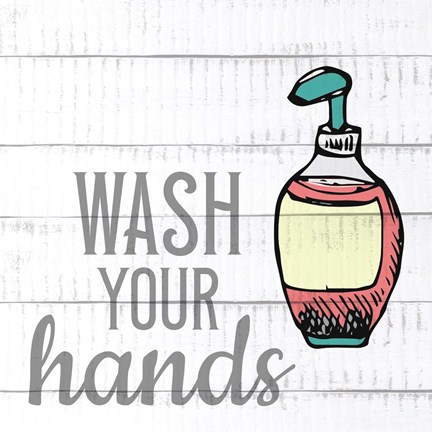 Framed Kids Bath 3 Print