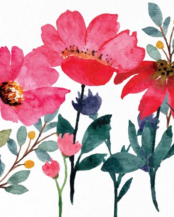 Framed Wildflowers 3 Print