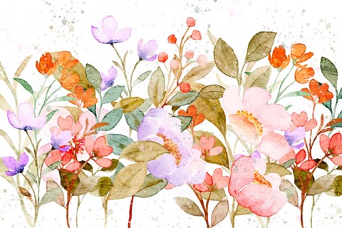 Framed Wildflower Spotted Print