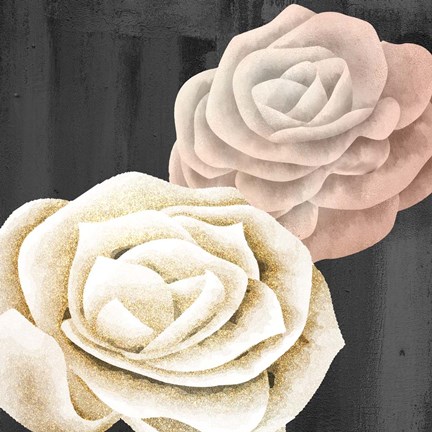 Framed Rose Gold 1 Print