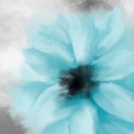 Framed Teal Dreams 2 Print