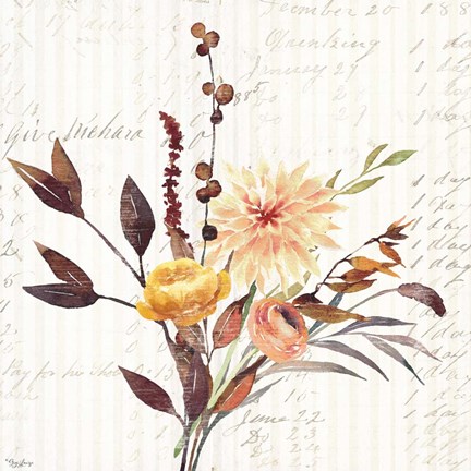 Framed Wild Floral 1 Fall Print