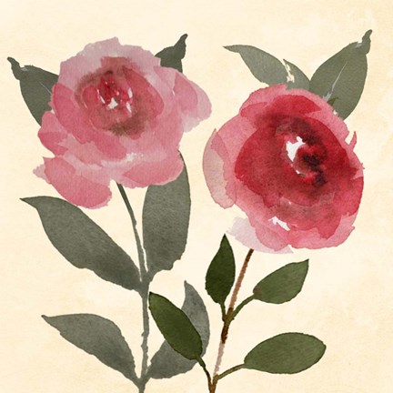 Framed Dreamy Bloom 1 Print