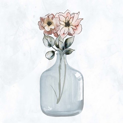 Framed Blossom Cluster 1 Print