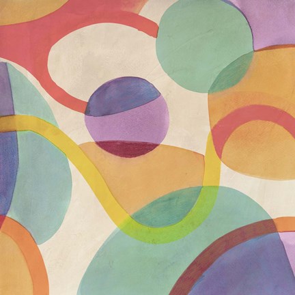 Framed Laughter I (detail) Print