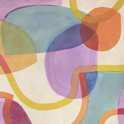 Framed Laughter II (detail) Print