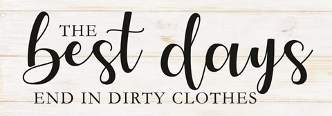 Framed Laundry Words 3 Print