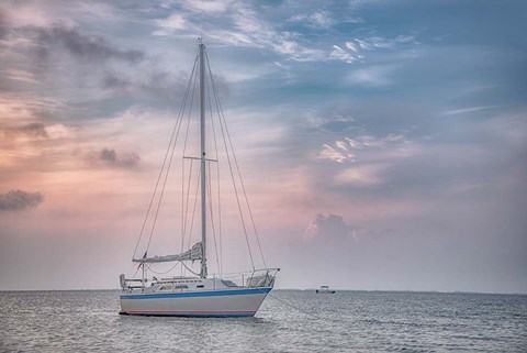 Framed Blue Point Sunrise Print
