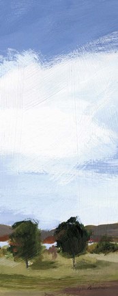 Framed Catcalling Clouds Panel I Print