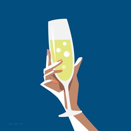 Framed Cocktail Time II Sq Print