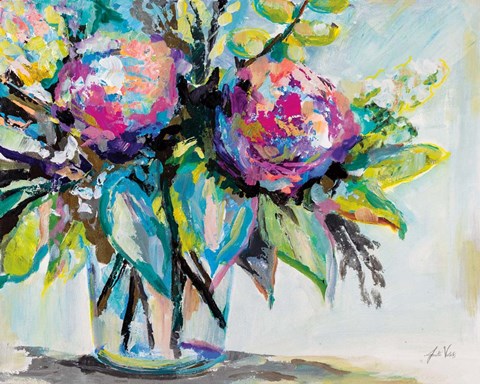 Framed Big Blooms Print