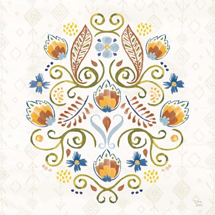 Framed Sweet and Spicy XV Colorful Print