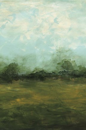 Framed Meadows Edge Dark Crop Print