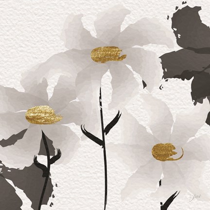 Framed Watercolor Florals 2 Print