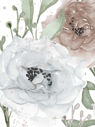 Framed Floral Bloom Panel 1 Print