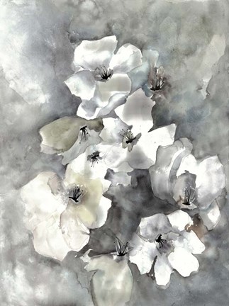 Framed Mundane Florals 1 Print