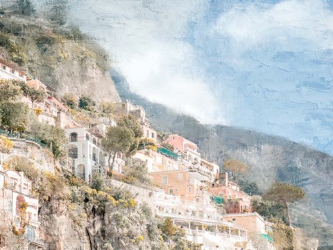 Framed Amalfi Coast Print