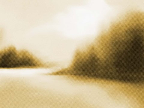 Framed Inlet Muted Mustard Print