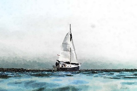 Framed Into The Wind Print