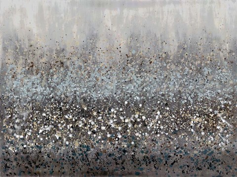 Framed Drip Field 1 Print