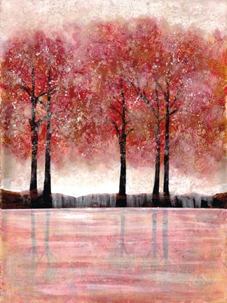 Framed Forest Heat 1 Print