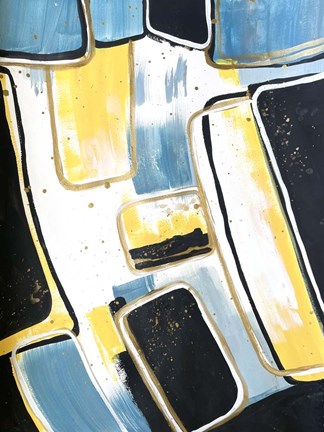 Framed Absentminded Emotion 4 Print