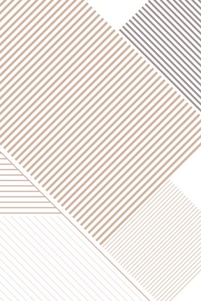 Framed Modern Lines 3 Print
