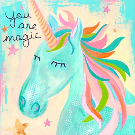 Framed You Are Magic Unicorn Print