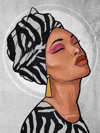 Framed Safari Princess 2 Print