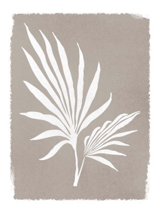 Framed Natural Silhouetted Growth 1 Print