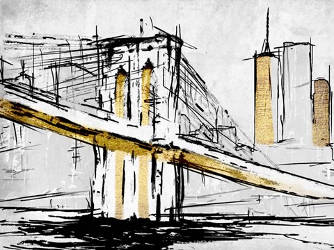 Framed City Of Gold 1 Print