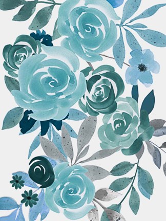 Framed Floral Growth 1 Print