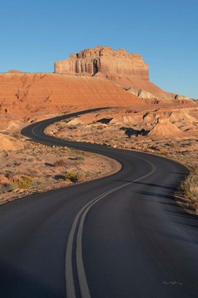 Framed Goblin Valley State Park Road Print