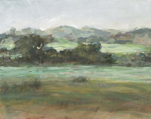 Framed Gentle Day Neutral Print