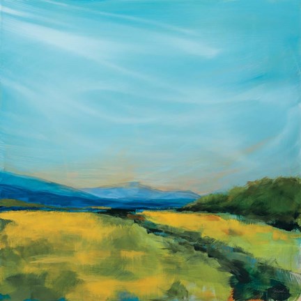 Framed Golden Fields Print