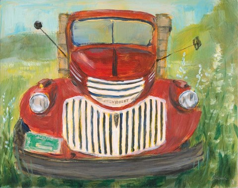 Framed Farm Truck Print