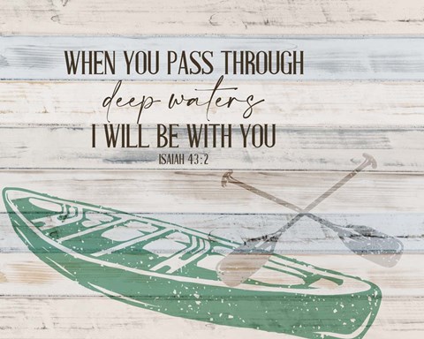 Framed Deep Waters Print