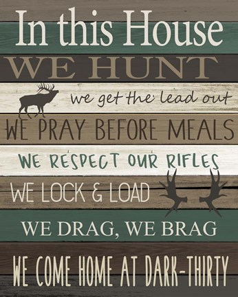 Framed In this House Print