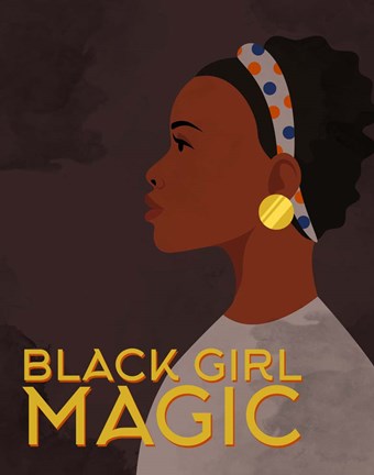 Framed Black Girl Magic Print