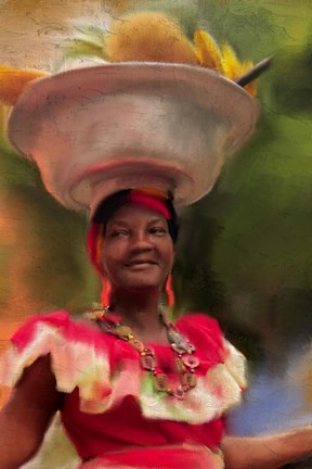 Framed Fruit Bowl Print