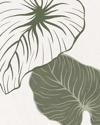 Framed Serenity Palm 1 Print