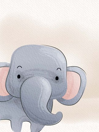 Framed Peek A Boo 1 Print