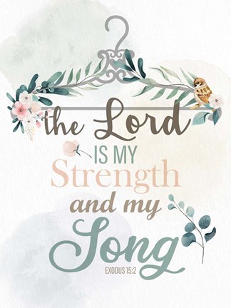 Framed My Song Print