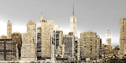 Framed New York 1 Print