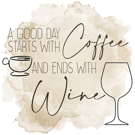 Framed Good Day Print