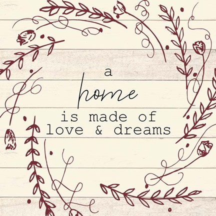 Framed House is Made 2 Print